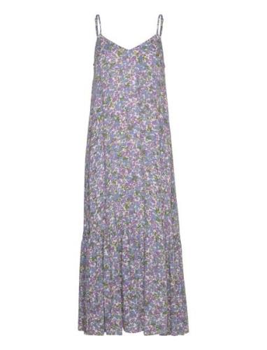 Slzaya Strap Dress Maxiklänning Festklänning Purple Soaked In Luxury
