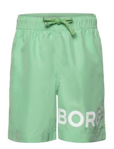 Borg Swim Shorts Badshorts Green Björn Borg
