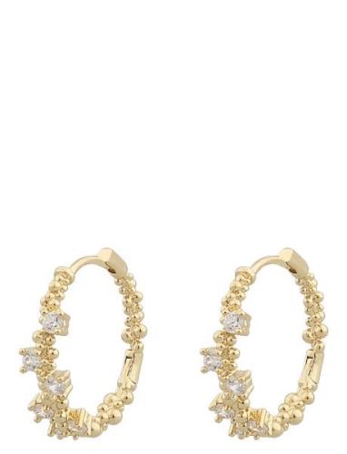 Helsinki Ring Ear Accessories Jewellery Earrings Hoops Gold SNÖ Of Swe...