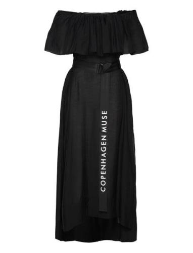 Cmmolly-Dress Maxiklänning Festklänning Black Copenhagen Muse