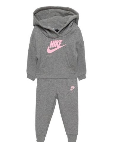 Nkg Club Fleece Set Sets Sweatsuits Grey Nike