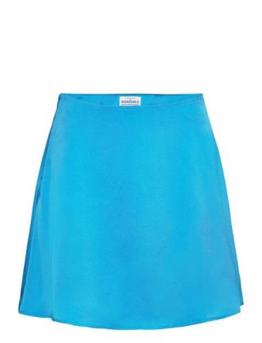 Skirt Kort Kjol Blue Barbara Kristoffersen By Rosemunde