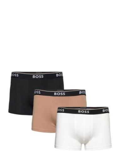 Trunk 3P Power Boxerkalsonger Black BOSS