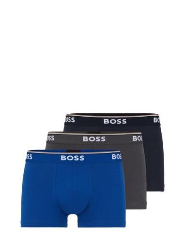 Trunk 3P Power Boxerkalsonger Navy BOSS