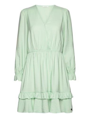 Amavida Short Boho Dress Kort Klänning Green Tamaris Apparel