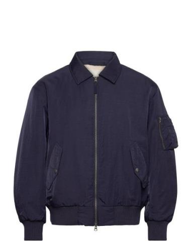 Bomber Jacket Bomberjacka Jacka Navy GANT