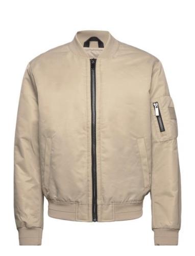 Lightweight Hero Bomber Bomberjacka Jacka Cream Calvin Klein