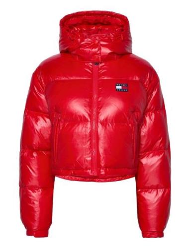 Tjw Crp Alaska Puffer Fodrad Jacka Red Tommy Jeans