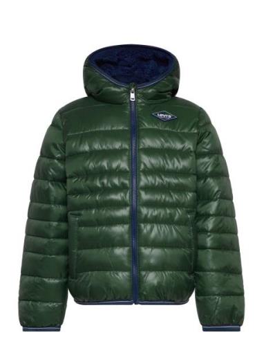 Levi's® Sherpa Lined Puffer Jacket Fodrad Jacka Green Levi's