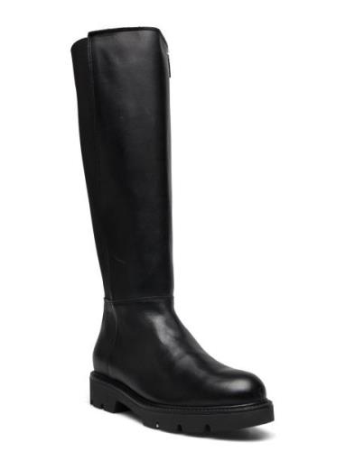 Biaothilia Knee High Elastic Boot Höga Stövlar Black Bianco