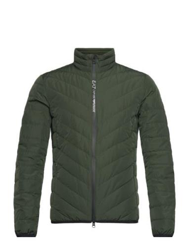 Outerwear Fodrad Jacka Khaki Green EA7