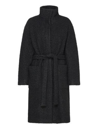 C_Caylon Outerwear Coats Winter Coats Black BOSS