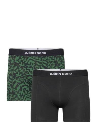 Premium Cotton Stretch Boxer 2P Boxerkalsonger Black Björn Borg