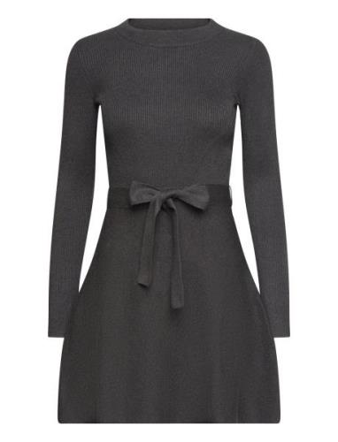 Dress Malin Knitted Kort Klänning Grey Lindex