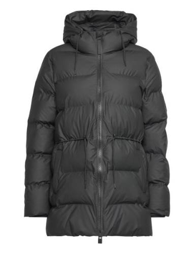 W Alta Puffer Parka W3T4 Fodrad Rock Black Rains