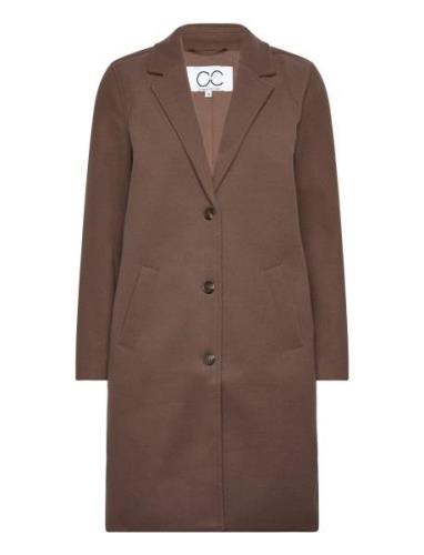 Cc Heart Ariana Coat Outerwear Coats Winter Coats Brown Coster Copenha...