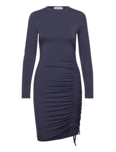 Viscose Dress Kort Klänning Navy Rosemunde