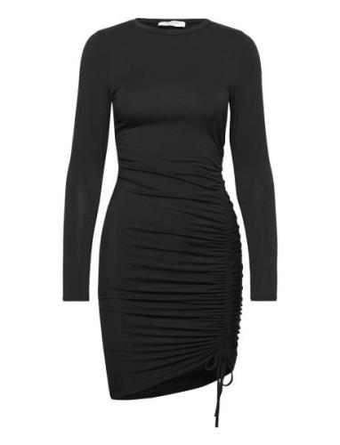 Viscose Dress Kort Klänning Black Rosemunde