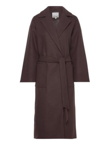Ihjannet Ja2 Outerwear Coats Winter Coats Brown ICHI