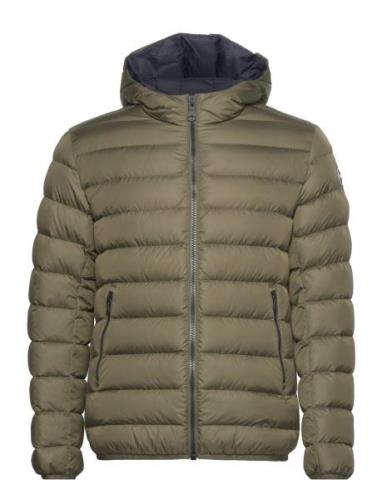 Mens Down Jacket Fodrad Jacka Khaki Green Colmar