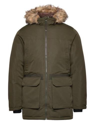 Jjewing Parka Sn Parka Jacka Khaki Green Jack & J S