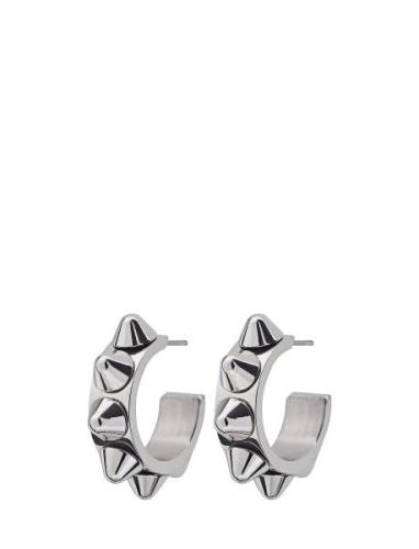 Peak Creoles S Accessories Jewellery Earrings Hoops Silver Edblad