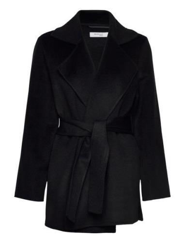 Hedvig Wrap Jacket Ulljacka Jacka Black Marville Road