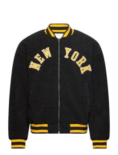 New York Fleece Fullzip Bomberjacka Jacka Black GANT