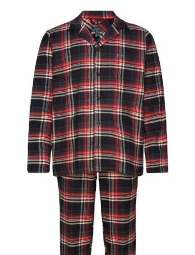 Pyjama 1/1 Flannel Pyjamas Black Jockey