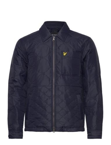 Quilted Overshirt Kviltad Jacka Navy Lyle & Scott