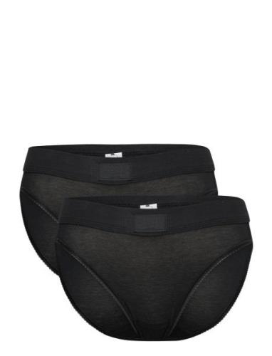 Sloggi Double Comfort Tai 2P Trosa Brief Tanga Black Sloggi