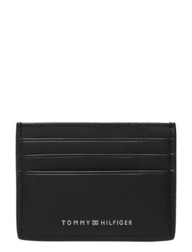 Th Spw Leather Cc Holder Accessories Wallets Cardholder Black Tommy Hi...
