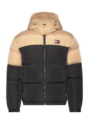 Tjm Alaska Colorblock Puffer Fodrad Jacka Black Tommy Jeans