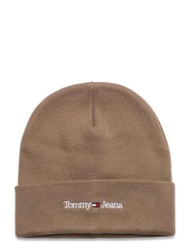 Tjm Sport Beanie Accessories Headwear Beanies Brown Tommy Hilfiger