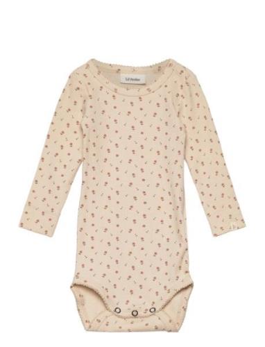 Lil'Atelier Nbfgago Ls Slim Body Lil Noos Beige