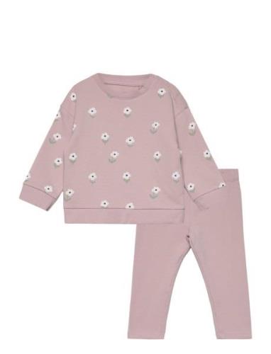 Set Sweatshirt Leggings Sets Sweatsuits Pink Lindex