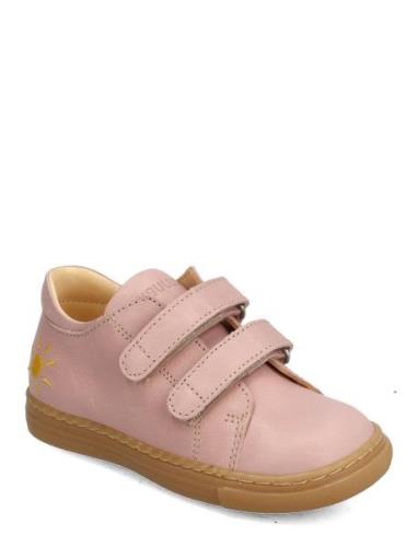 Shoes - Flat - With Velcro Låga Sneakers Pink ANGULUS