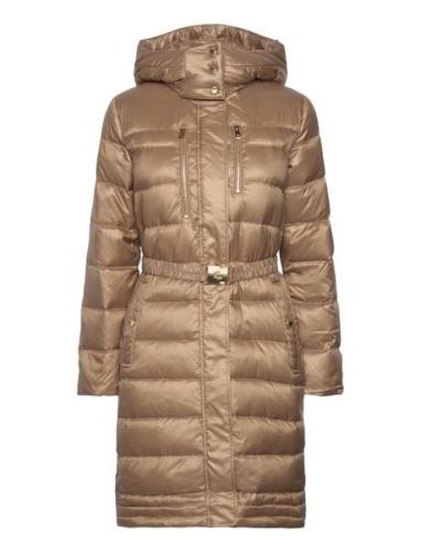 Belted Down Coat Fodrad Rock Gold Lauren Ralph Lauren