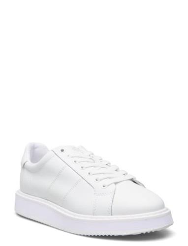 Angeline Iv Action Leather Sneaker Låga Sneakers White Lauren Ralph La...