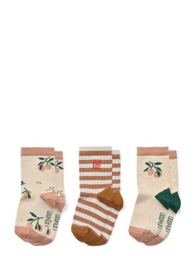 Silas Socks 3-Pack Sockor Strumpor Multi/patterned Liewood