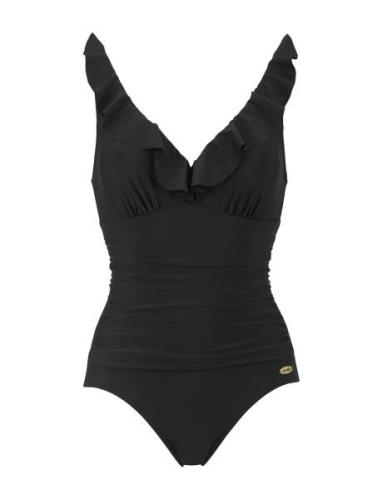 Swimsuit Virginia Baddräkt Badkläder Black Damella Of Sweden