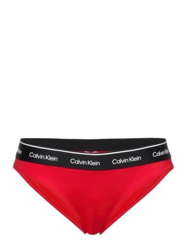 Bikini Swimwear Bikinis Bikini Bottoms Bikini Briefs Red Calvin Klein