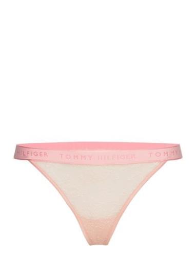 Tanga Stringtrosa Underkläder Pink Tommy Hilfiger