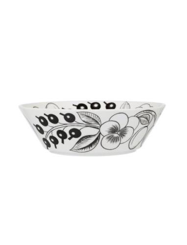 Paratiisi Bowl 17 Black Home Tableware Bowls Breakfast Bowls White Ara...