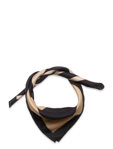 Th Sport Luxe Silk Accessories Scarves Lightweight Scarves Black Tommy...