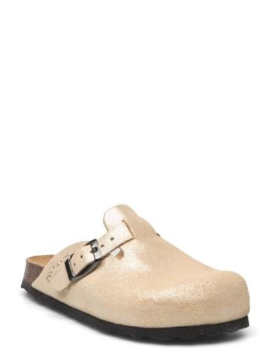 Clogs Nubuck Leather Slippers Inneskor Beige En Fant