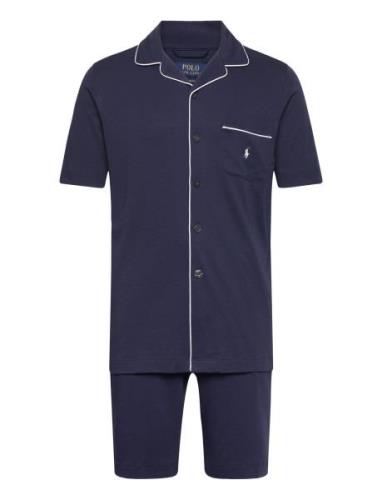 Cotton-Lng-Set Pyjamas Navy Polo Ralph Lauren