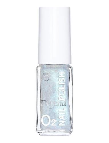 Minilack Oxygen Färg A363 Nagellack Smink Silver Depend Cosmetic
