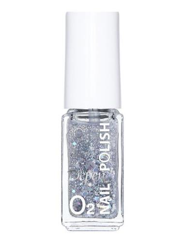 Minilack Oxygen Färg A335 Nagellack Smink Silver Depend Cosmetic