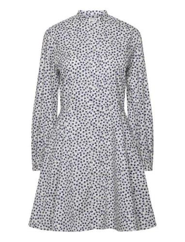 Floral Poplin Dress Kort Klänning White Polo Ralph Lauren